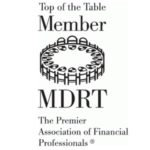 百萬圓桌頂級代理（MDRT , top of the table).